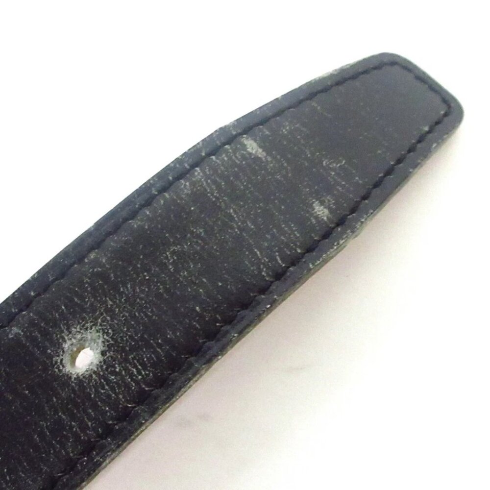 HERMES H Belt - Black Box Calf Square B Belt 524-060425 - Picture 6 of 8